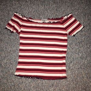 Off the shoulder shirt